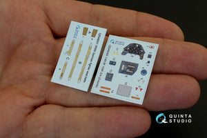 Intérieur imprimé en 3D et coloré sur papier décalcomanie Quinta Studio QD48085 Bf 109F-2/F-4 (pour kit Zvezda) 1/48  – image 2