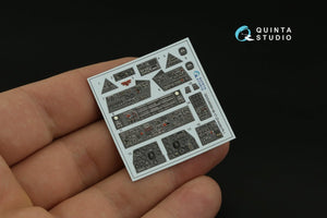 Quinta Studio QDS-48354 Mi-17 (Mi-8MT Export version) 3D-Printed &amp;amp; coloured Interior on decal paper (Zvezda) (Small version) 1/48 – zdjęcie 7