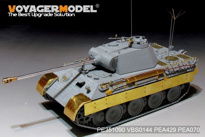 Voyager Model PE351090 WWII German Panther A Mid Version Basic for Dragon 1/35 – Bild 9