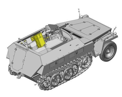 Das Werk DW35029 le.SPW Sd.Kfz.250/1 Ausf.B (neu) 1/35 – immagine 6