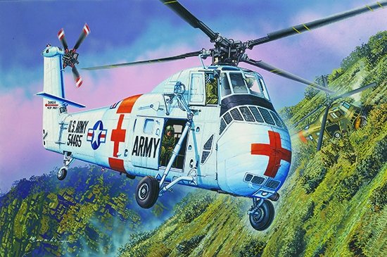Trumpeter 02883 CH-34 US ARMY Rescue 1/48 