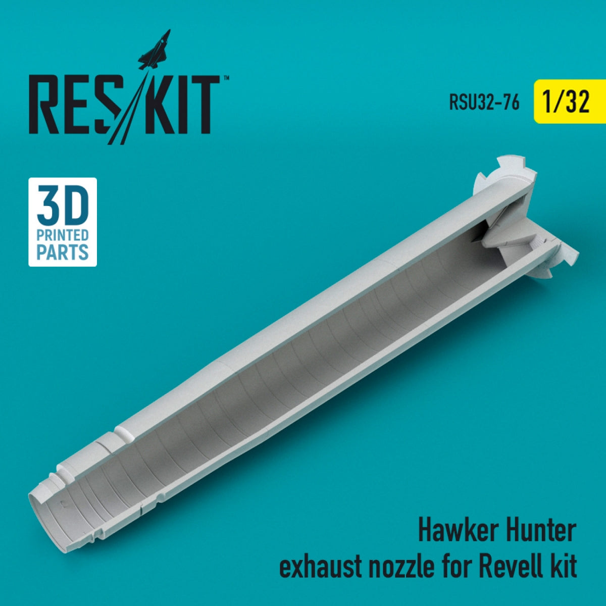 RESKIT RSU32-0076 HAWKER HUNTER EXHAUST NOZZLE FOR REVELL KIT 1/32 – zdjęcie 2