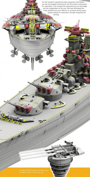 Border Model BS-004 Imperial Japanese Navy Battleship Yamato April 7 1945 1/350 – zdjęcie 6