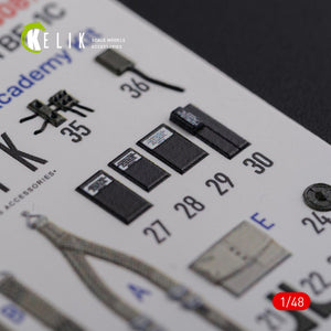 KELIK K48087 TBF-1C interior 3D decals for Academy kit 1/48 – imagen 6