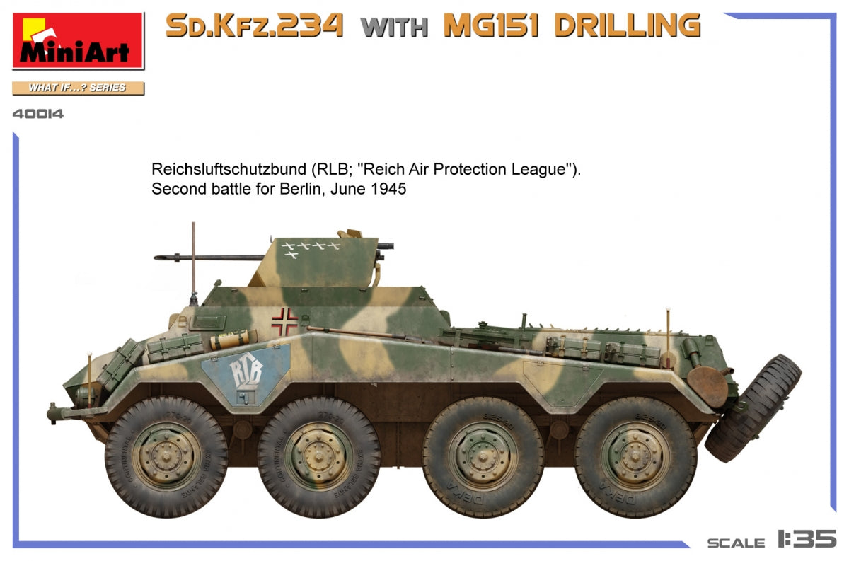 MiniArt 40014 Sd.Kfz.234 WITH MG151 DRILLING 1/35 – zdjęcie 6