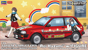 Hasegawa SP633 Toyota Starlet EP71 &amp;quot;Rei Hazumi&amp;quot; avec figurine 1/24