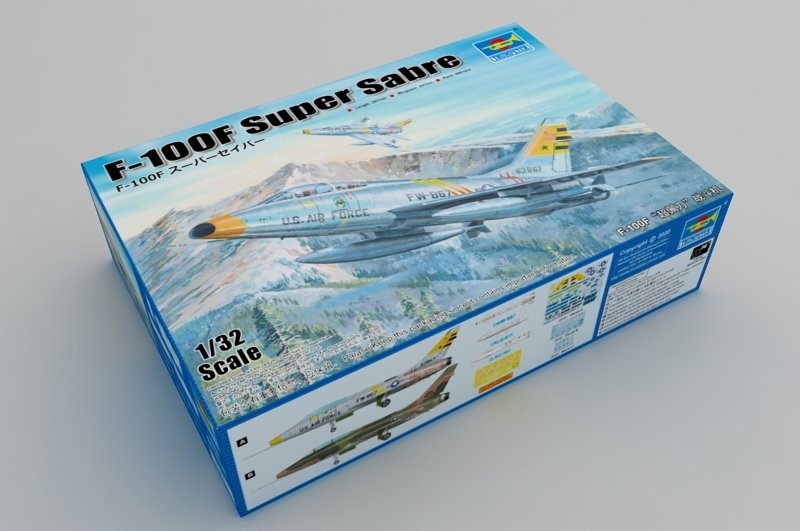 Trumpeter 02246 F-100F Super Sabre 1/32 – immagine 2