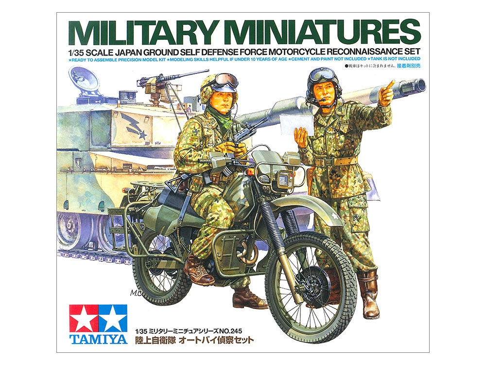 Tamiya 35245 JGSDF Motorcycle Recon. Set 1/35 – zdjęcie 2