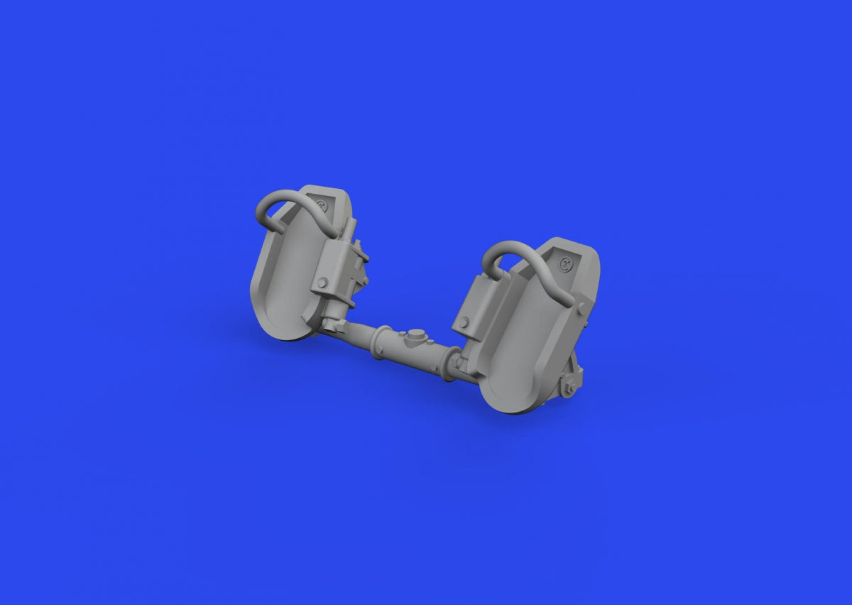 Eduard 672319 Bf 109E rudder pedals early PRINT 1/72 – immagine 2