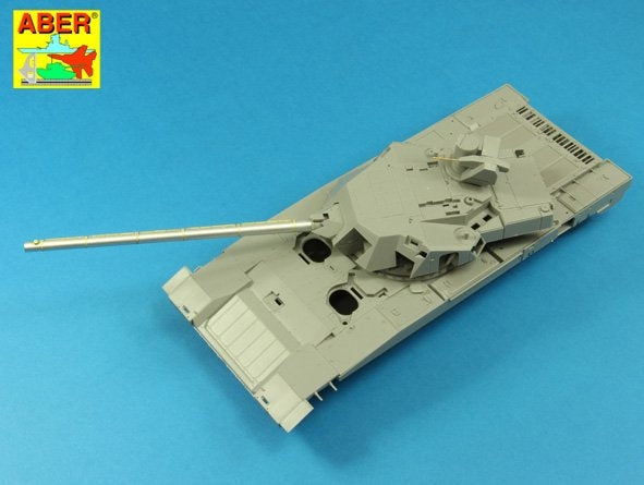 Aber 35L-187 Armament for Russian Main Battle Tank T-14 ARMATA barrel for 125 mm 2A82-1M cannon &amp;amp; barrel for 12,7 mm 1/35 – immagine 11
