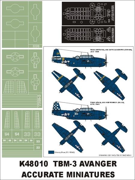 Montex K48010 TBM-3 Avenger 1/48