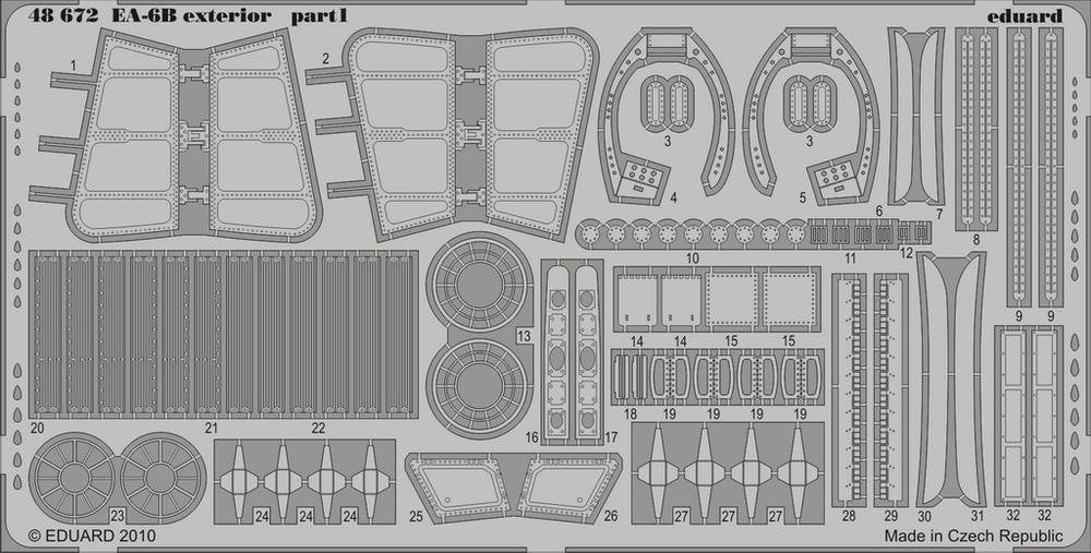 Eduard 48672 EA-6B exterior 1/48 Kinetic – immagine 2
