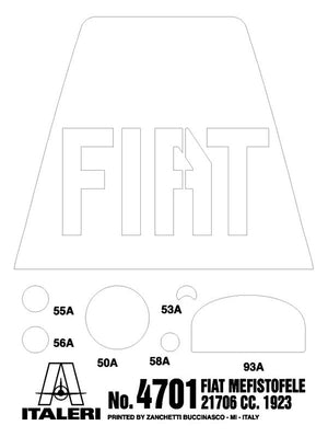 Italeri 4701 FIAT MEFISTOFELE 21706 c.c. 1/12 – Bild 22