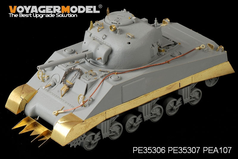Voyager Model PE35307 WWII US army M4 Mid Tank Skirts For DRAGON 6511 and 6579 1/35 – immagine 2