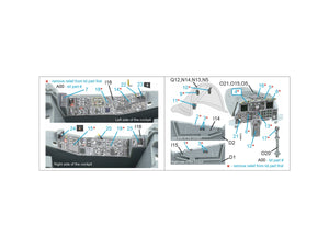 Quinta Studio QDS-48474 A-10C 3D-Printed coloured Interior on decal paper (GWH) (Small version) 1/48 – immagine 2