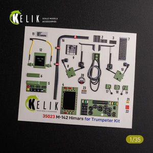 KELIK K35023 M142 HIMARS - Interior 3D Decal and classic Decal for Trumpeter kit 1/35 – Bild 5