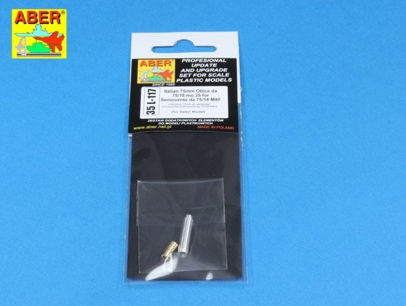 Aber 35L-117 Barrel for Italian 75mm Ansaldo L/18 gun for Semovente da 75/18 M40 1/35 – Bild 4
