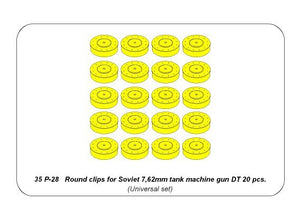 Aber 35P-28 Clips ronds pour soviétique 7,62 mm czkm DTZ – image 6