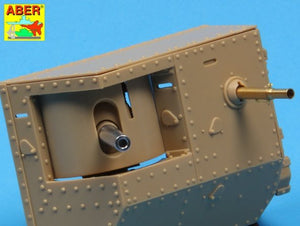 Aber 35L-155 Barrels for British WWI Tank Mark IV – Male 1/35 – immagine 7