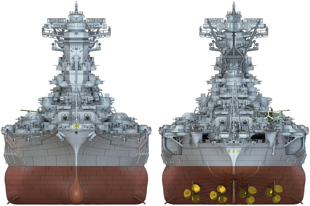 Pontos 70002R1 IJN Battleship Yamato 1945 (New Tool Full Hull ) 1/700 – Bild 11