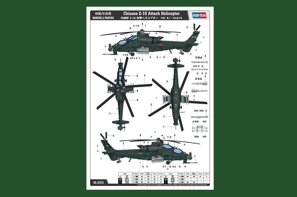 Hobby Boss 87253 Chinese Z-10 1/72 – immagine 3