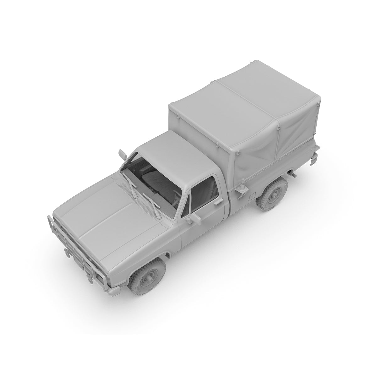 AK Interactive AK35031 M1008 TROOP CARRIER WITH TARP 1/35 – Bild 7