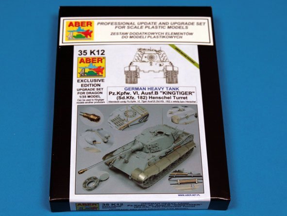 Aber 35K12 Pz.Kpfw. VI, Ausf.B (Sd.Kfz. 182) King Tiger (Henschel Turret) 1/35 – immagine 14