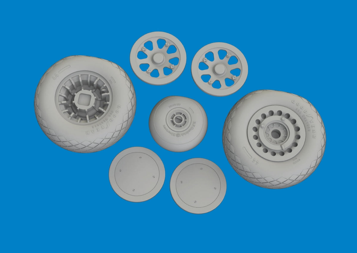 Eduard 6481127 DB-7B Boston III wheels HONG KONG MODELS 1/48