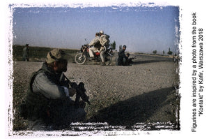 Toro 35F138 - Afganistan 2009 - Dwóch Afgańczyków na motocyklu Dwie figurki do zestawu TAMIYA 35245 1/35