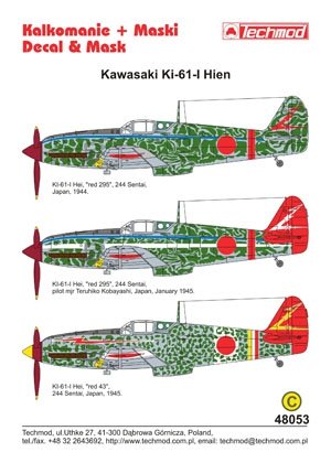 Techmod 48053 - Kawasaki Ki-61 Hien 1/48 – zdjęcie 2