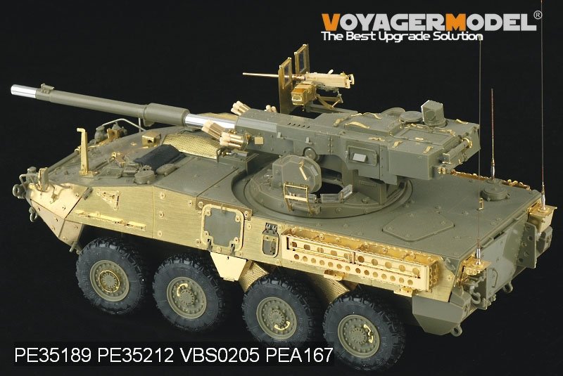 Maquette Voyager PE35189 M1128 MGS de l&amp;#39;armée américaine moderne pour AFV CLUB 35128 1/35 – image 4