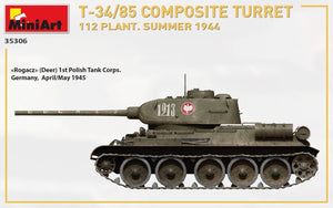 TOURELLE COMPOSITE MiniArt 35306 T-34/85. 112 USINE. ÉTÉ 1944 1/35 – image 16
