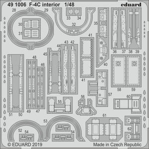 Eduard 491006 F-4C interior ACADEMY 1/48 – immagine 2