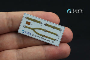 Quinta Studio QD32132 P-40B 3D-Printed &amp;amp; coloured Interior on decal paper (GWH) 1/32 – imagen 4