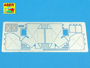 Aber 35A091 Rear boxes for Panther tanks and Jagdpanter self proppeled-gun 1/35