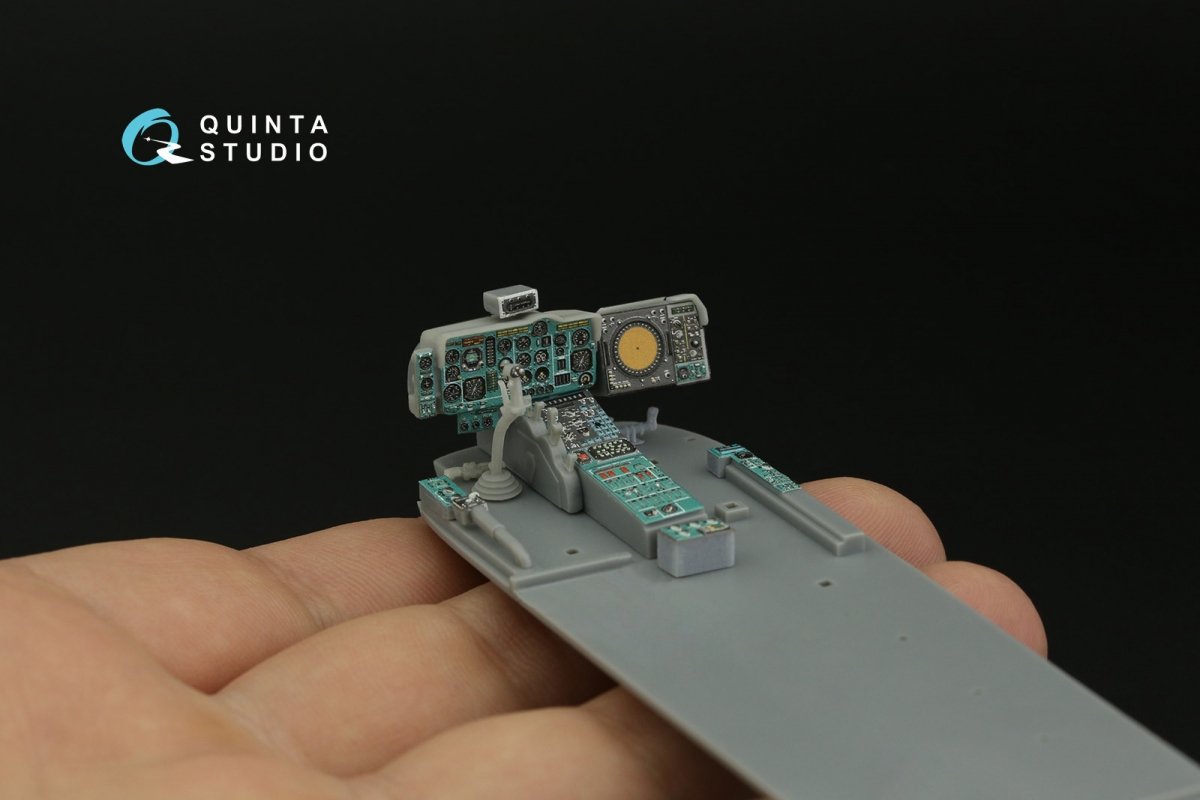 Quinta Studio QD+48357 Ka-27PL Military version 3D-Printed &amp;amp; coloured Interior on decal paper (Hobby Boss) (with 3D-printed resin parts) 1/48 – immagine 14