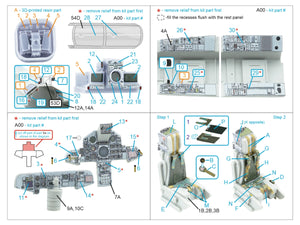 Quinta Studio QD+48518 Tornado IDS 3D-Printed coloured Interior on decal paper (Italeri) (with 3D-printed resin parts) 1/48 – Bild 7