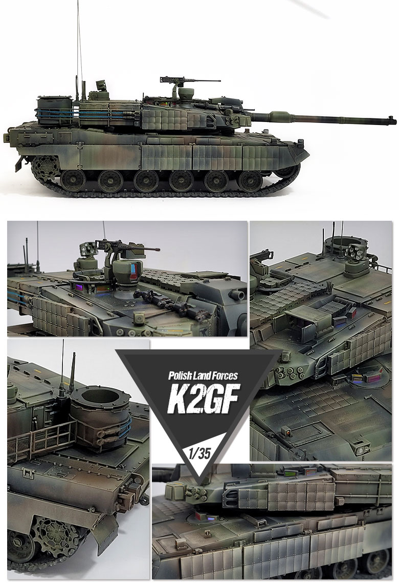 Academy 13560 Polish Land Forces K2GF 1/35 – immagine 6