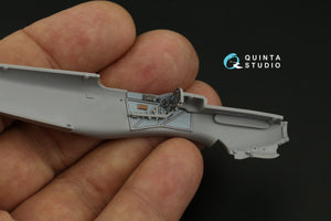 Intérieur du Yak-1B imprimé en 3D et coloré sur papier décalcomanie Quinta Studio QD72084 (Arma Hobby) à l&amp;#39;échelle 1/72  – image 9