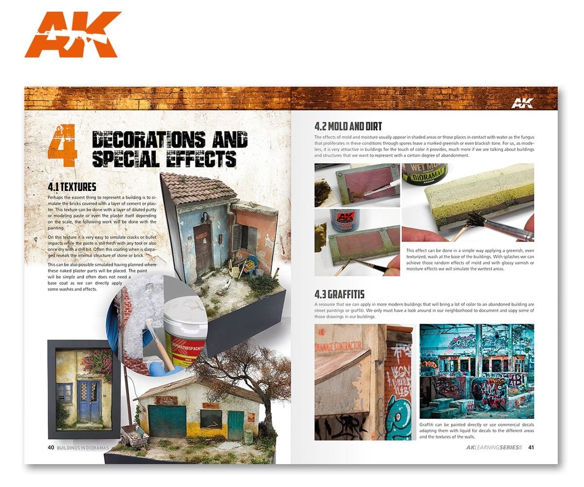 AK Interactive AK256 AK LEARNING 09 : LE GUIDE ULTIME POUR CRÉER DES BÂTIMENTS DANS DES DIORAMAS (Anglais)  – image 5