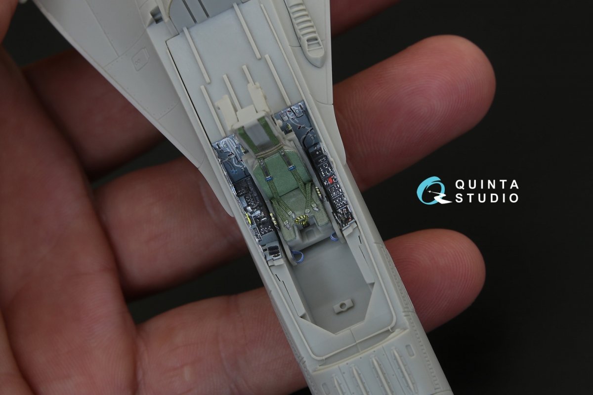 Quinta Studio QD48146 F-CK-1С 3D-Printed &amp;amp; coloured Interior on decal paper (for AFV club kit) 1/48 – immagine 7