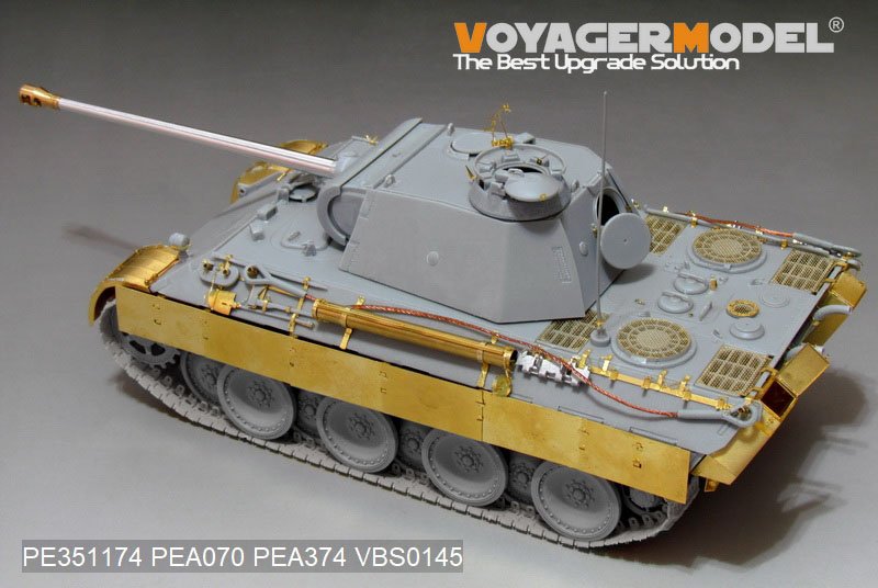 Voyager Model PE351174 WWII German Panther A early ver. Basic（For MENG TS-046）1/35 – Bild 8