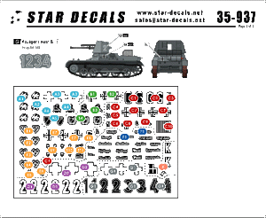 Star Decals 35-937 PzJager I ausf B 1/35 – immagine 2