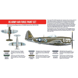 Hataka HTK-AS04.2 US Army Air Force paint set 6x17ml – immagine 2