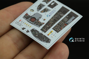 Quinta Studio QDS-32188 F-104J 3D-Printed coloured Interior on decal paper (Italeri) (small version) 1/32 – immagine 7