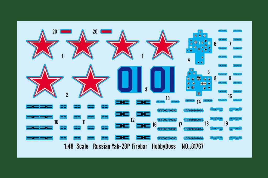 Hobby Boss 81767 Russian Yak-28P Firebar 1/48 – zdjęcie 3