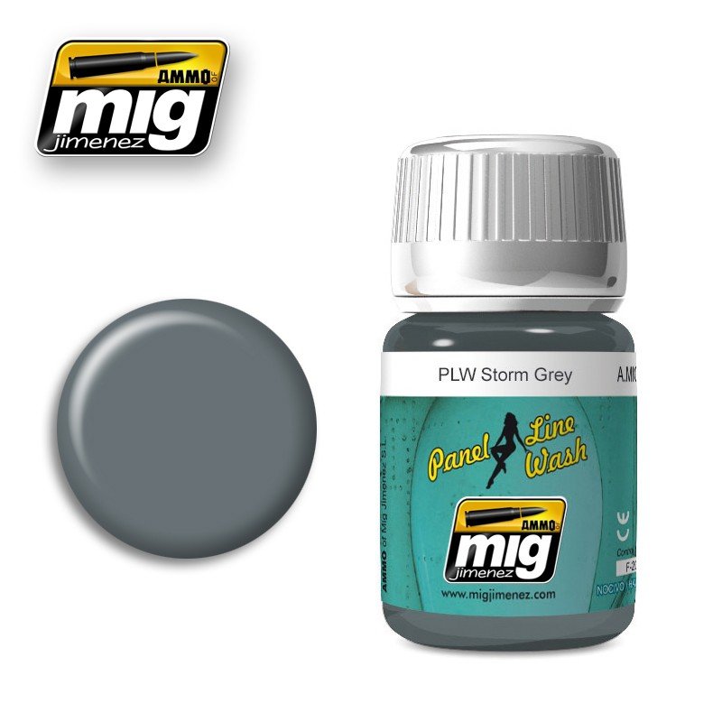 Munitions Mig Jimenez 1609 PLW Gris Tempête 35 ml