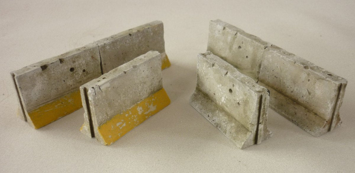 RT-Diorama 35267 Barrière en béton, set n° 2 (6 pièces), échelle 1/35 – image 8