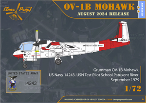 Clear Prop! CP72038 OV-1B Mohawk &amp;quot;Pilot School&amp;quot; ADVANCED KIT 1/72 – zdjęcie 3