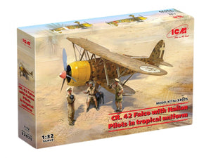 ICM 32025 CR. 42 Falco with Italian Pilots in tropical uniform 1/32 – immagine 2